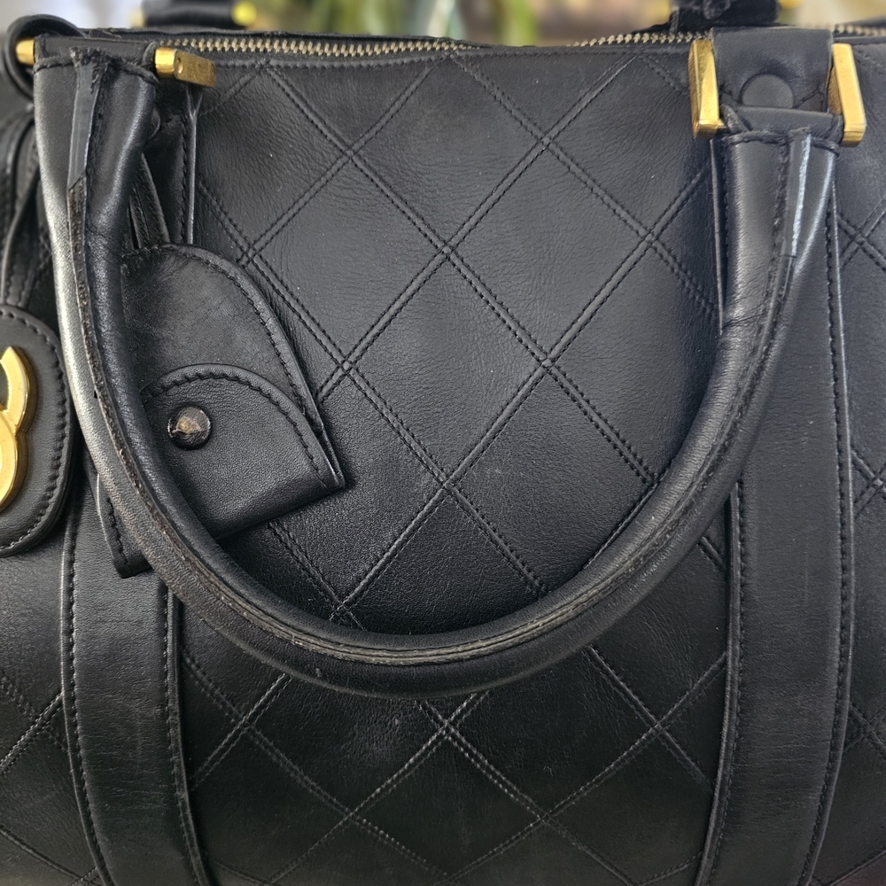Chanel Black Quilted Leather Handbag - Picture 2 of 14